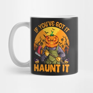 Halloween Scary Evil Pumpkin Haunt It Mug